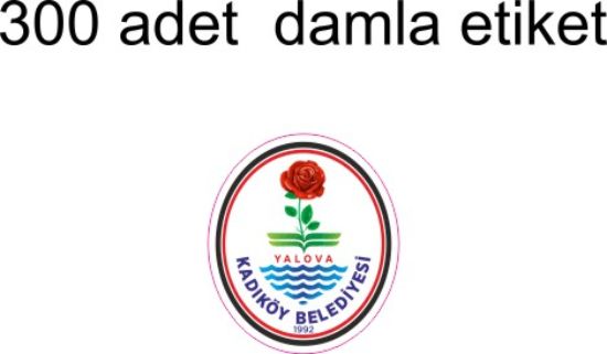 Sobe Reklam Normal Kesimli Damla Etiketler