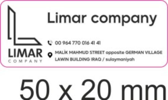 Sobe Reklam Normal Kesimli Damla Etiketler