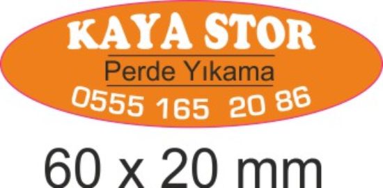 Sobe Reklam Normal Kesimli Damla Etiketler