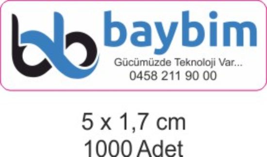 Sobe Reklam Normal Kesimli Damla Etiketler