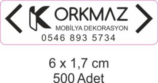 Sobe Reklam Normal Kesimli Damla Etiketler