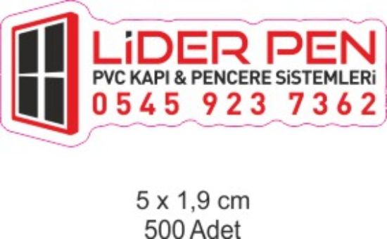 Sobe Reklam Normal Kesimli Damla Etiketler