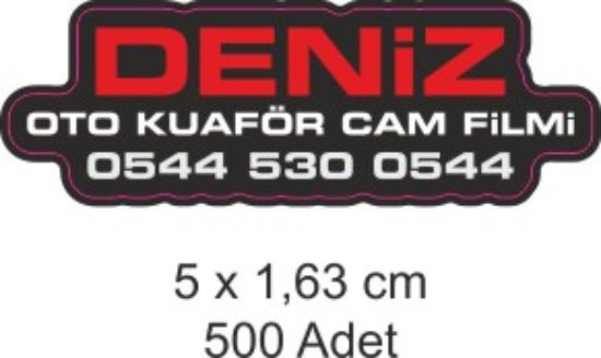 Sobe Reklam Normal Kesimli Damla Etiketler