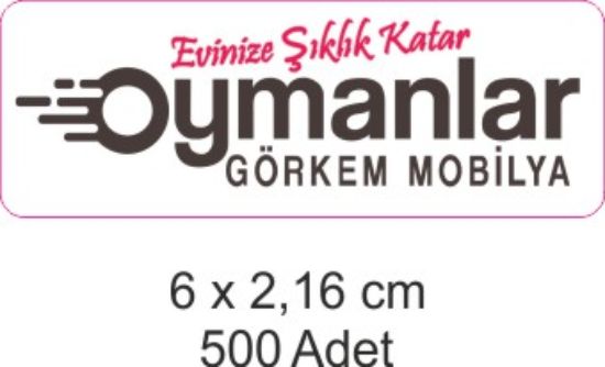Sobe Reklam Normal Kesimli Damla Etiketler