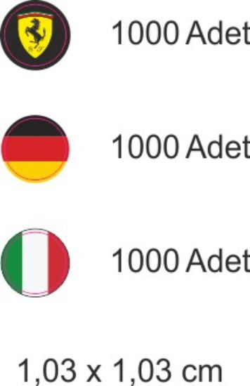 Sobe Reklam Normal Kesimli Damla Etiketler