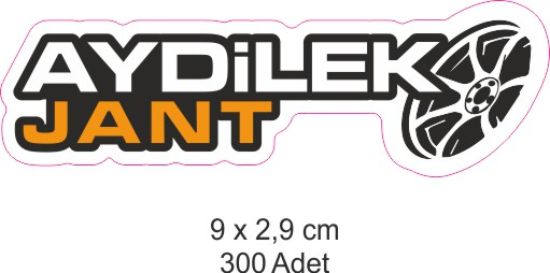 Sobe Reklam Normal Kesimli Damla Etiketler