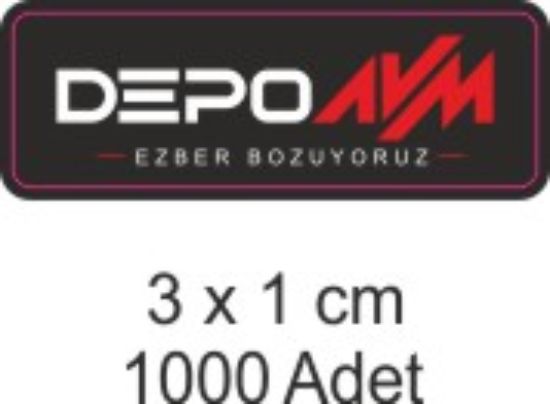 Sobe Reklam Normal Kesimli Damla Etiketler
