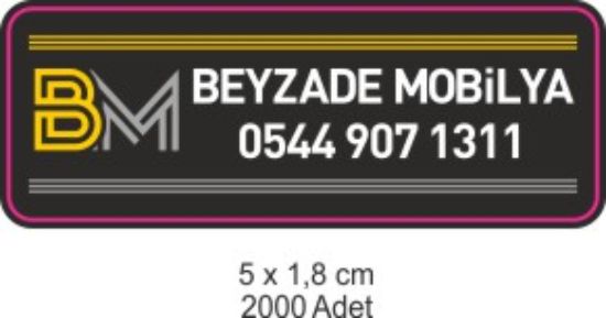 Sobe Reklam Normal Kesimli Damla Etiketler