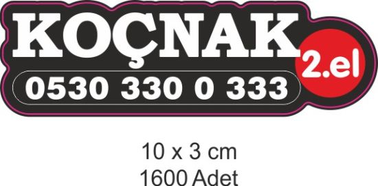 Sobe Reklam Normal Kesimli Damla Etiketler