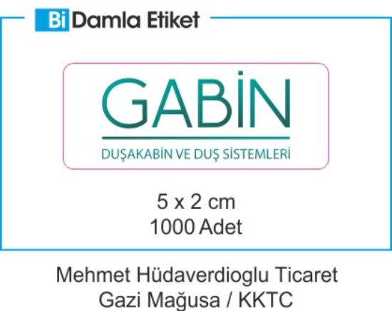 Sobe Reklam Normal Kesimli Damla Etiketler