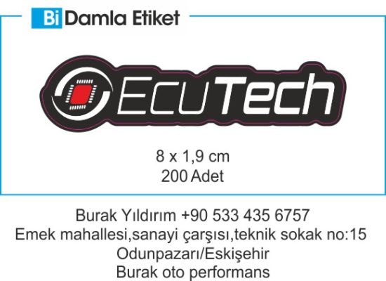 Sobe Reklam Normal Kesimli Damla Etiketler