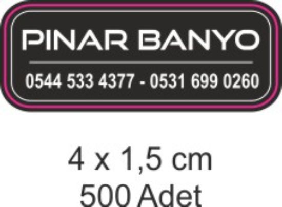 Sobe Reklam Normal Kesimli Damla Etiketler