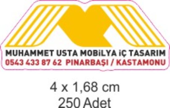 Sobe Reklam Normal Kesimli Damla Etiketler