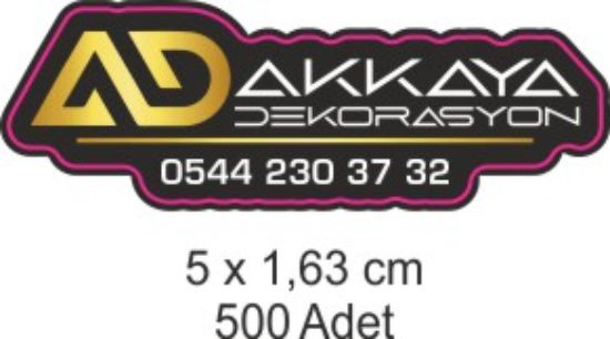 Sobe Reklam Normal Kesimli Damla Etiketler