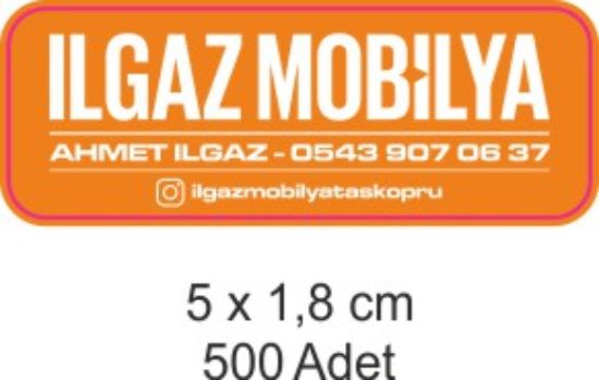 Sobe Reklam Normal Kesimli Damla Etiketler