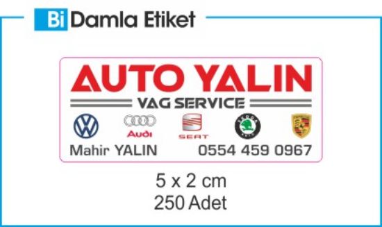 Sobe Reklam Normal Kesimli Damla Etiketler