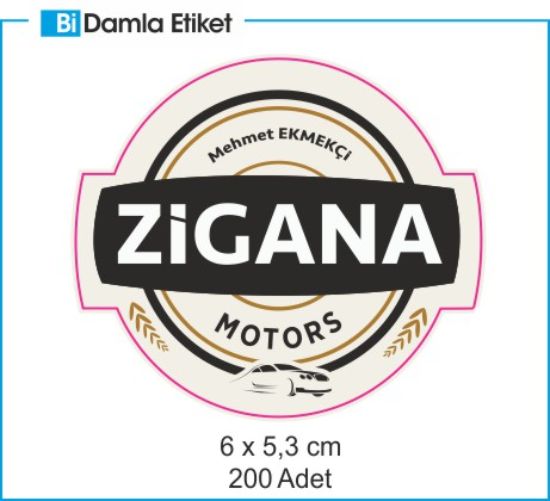 Sobe Reklam Normal Kesimli Damla Etiketler