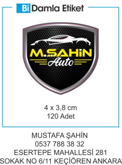 Sobe Reklam Normal Kesimli Damla Etiketler