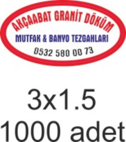 Sobe Reklam Normal Kesimli Damla Etiketler
