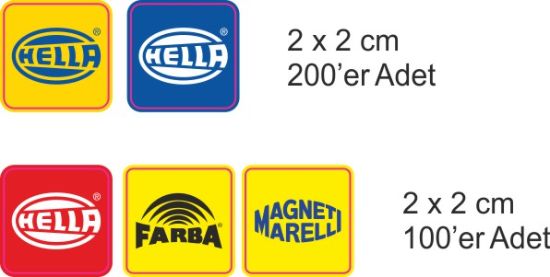 Sobe Reklam Normal Kesimli Damla Etiketler