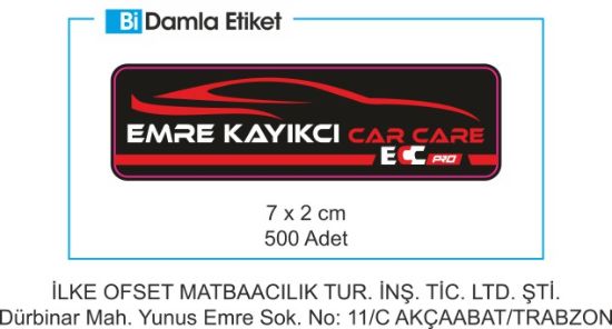 Sobe Reklam Normal Kesimli Damla Etiketler