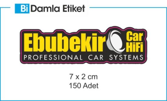 Sobe Reklam Normal Kesimli Damla Etiketler