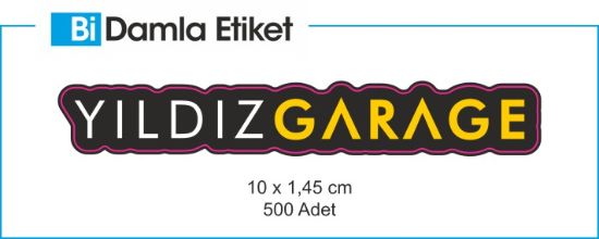 Sobe Reklam Normal Kesimli Damla Etiketler