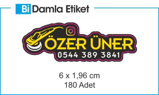 Sobe Reklam Normal Kesimli Damla Etiketler