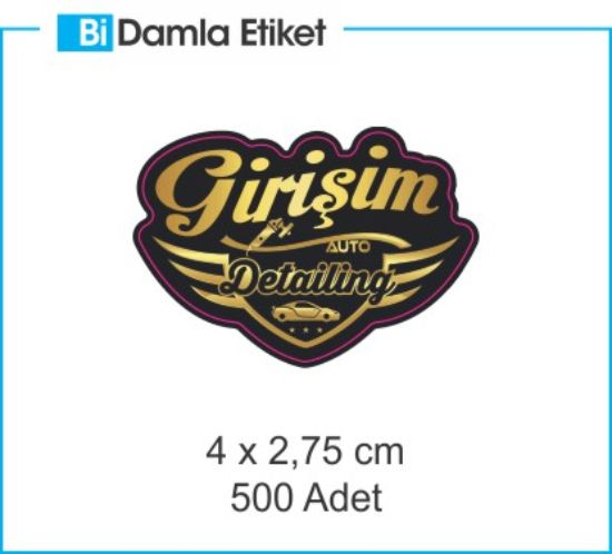 Sobe Reklam Normal Kesimli Damla Etiketler