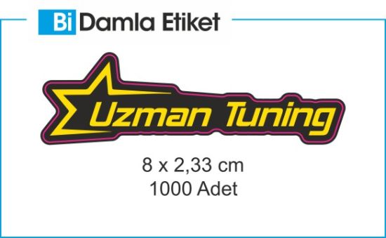 Sobe Reklam Normal Kesimli Damla Etiketler