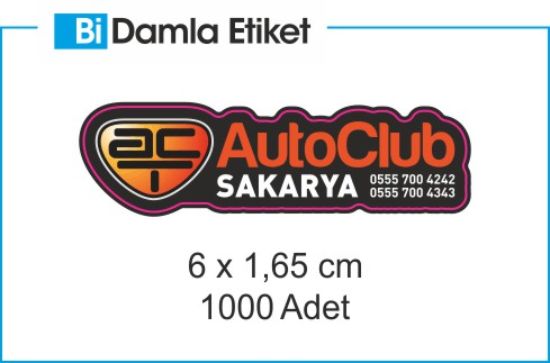 Sobe Reklam Normal Kesimli Damla Etiketler