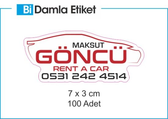 Sobe Reklam Normal Kesimli Damla Etiketler
