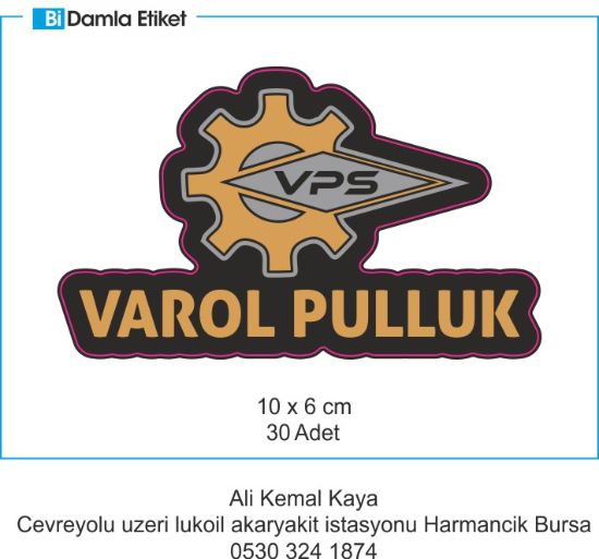 Sobe Reklam Normal Kesimli Damla Etiketler