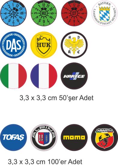 Sobe Reklam Normal Kesimli Damla Etiketler
