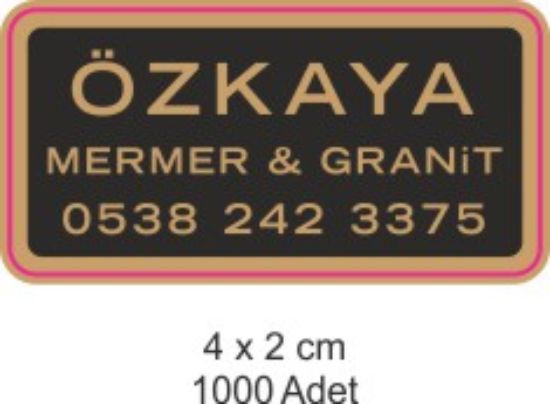Sobe Reklam Normal Kesimli Damla Etiketler