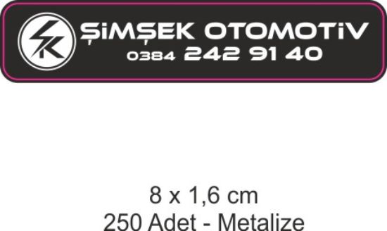 Sobe Reklam Normal Kesimli Damla Etiketler