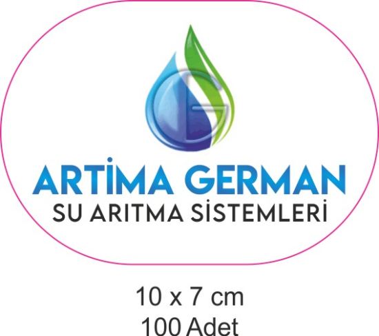 Sobe Reklam Normal Kesimli Damla Etiketler