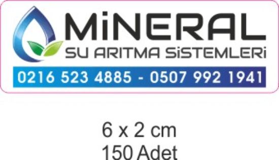 Sobe Reklam Normal Kesimli Damla Etiketler