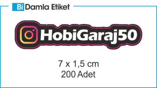 Sobe Reklam Normal Kesimli Damla Etiketler