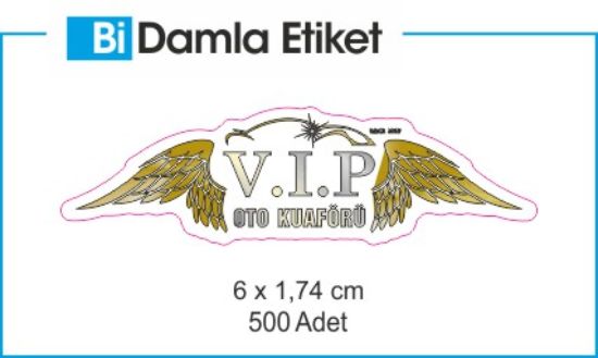 Sobe Reklam Normal Kesimli Damla Etiketler