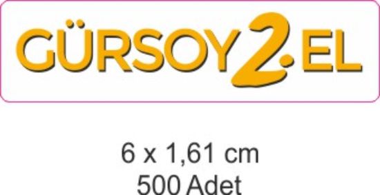 Sobe Reklam Normal Kesimli Damla Etiketler