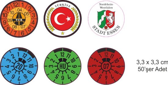 Sobe Reklam Normal Kesimli Damla Etiketler