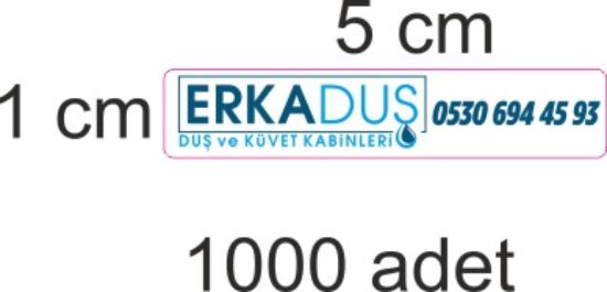 Sobe Reklam Normal Kesimli Damla Etiketler