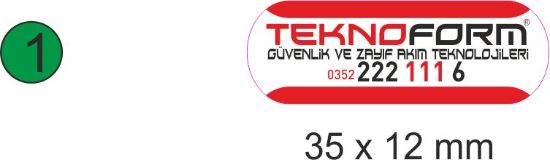 Sobe Reklam Normal Kesimli Damla Etiketler