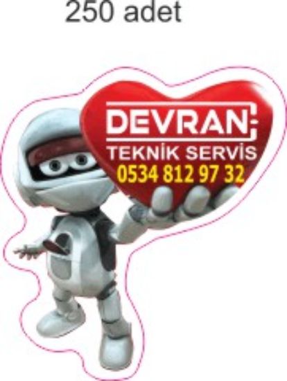 Sobe Reklam Normal Kesimli Damla Etiketler