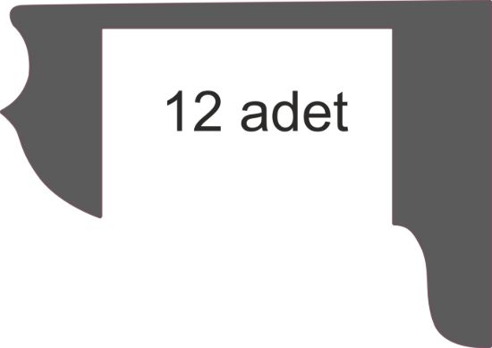 Sobe Reklam Normal Kesimli Damla Etiketler