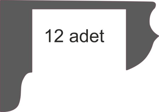 Sobe Reklam Normal Kesimli Damla Etiketler