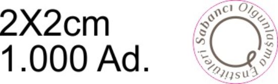 Sobe Reklam Normal Kesimli Damla Etiketler