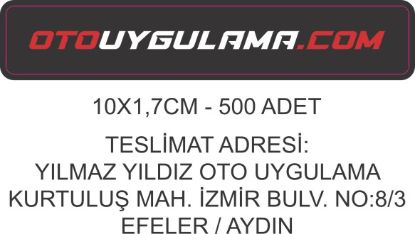 Sobe Reklam Normal Kesimli Damla Etiketler