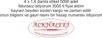 Sobe Reklam Normal Kesimli Damla Etiketler
